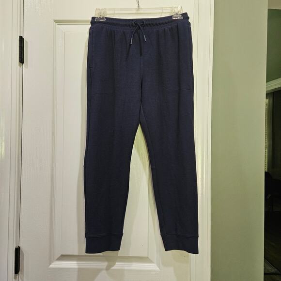All In Motion‎ Boys Blue Waffle Knit Sweatpant Joggers Size L (10/12) - Picture 1 of 5